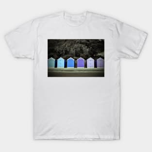 Bournemouth Beach Huts Dorset England T-Shirt